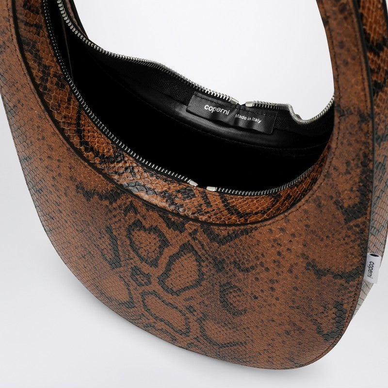 Coperni Snake Print Swipe Bag Women