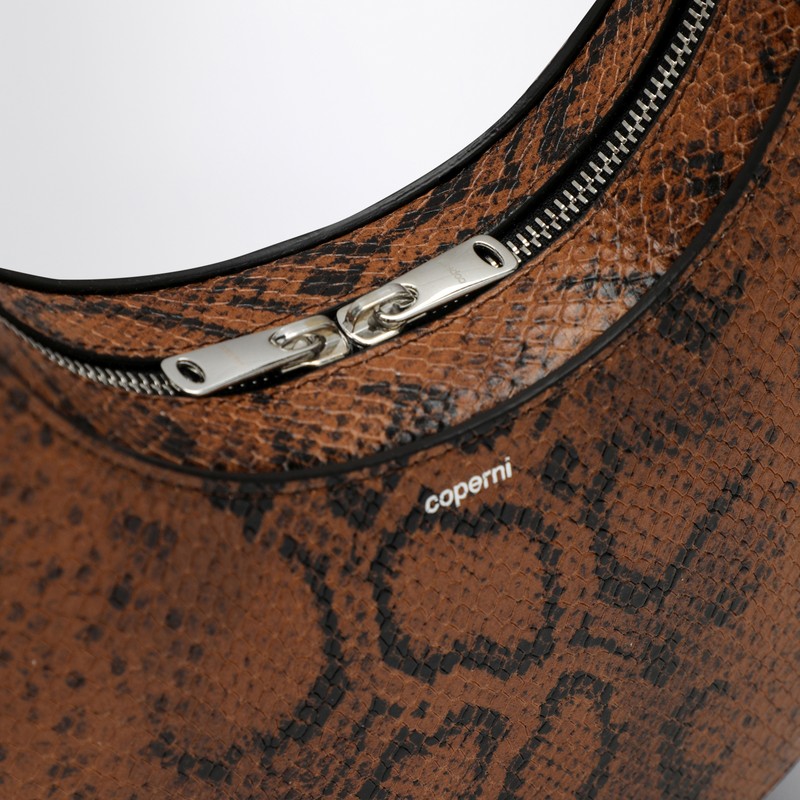 Coperni Snake Print Swipe Bag Women
