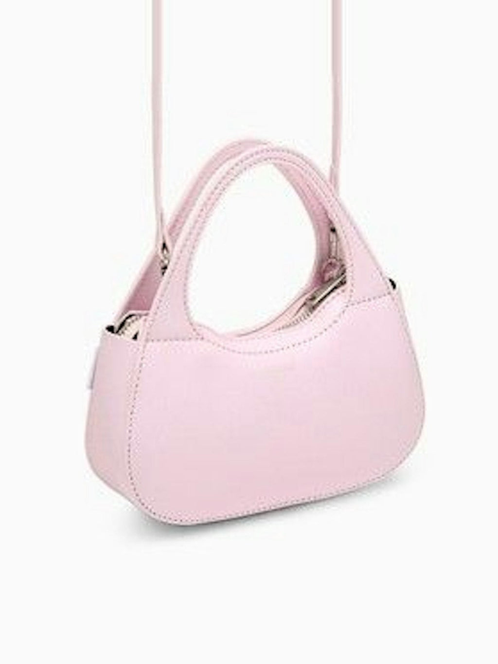 MICRO BAGUETTE SWIPE BAG PINK LEATHER