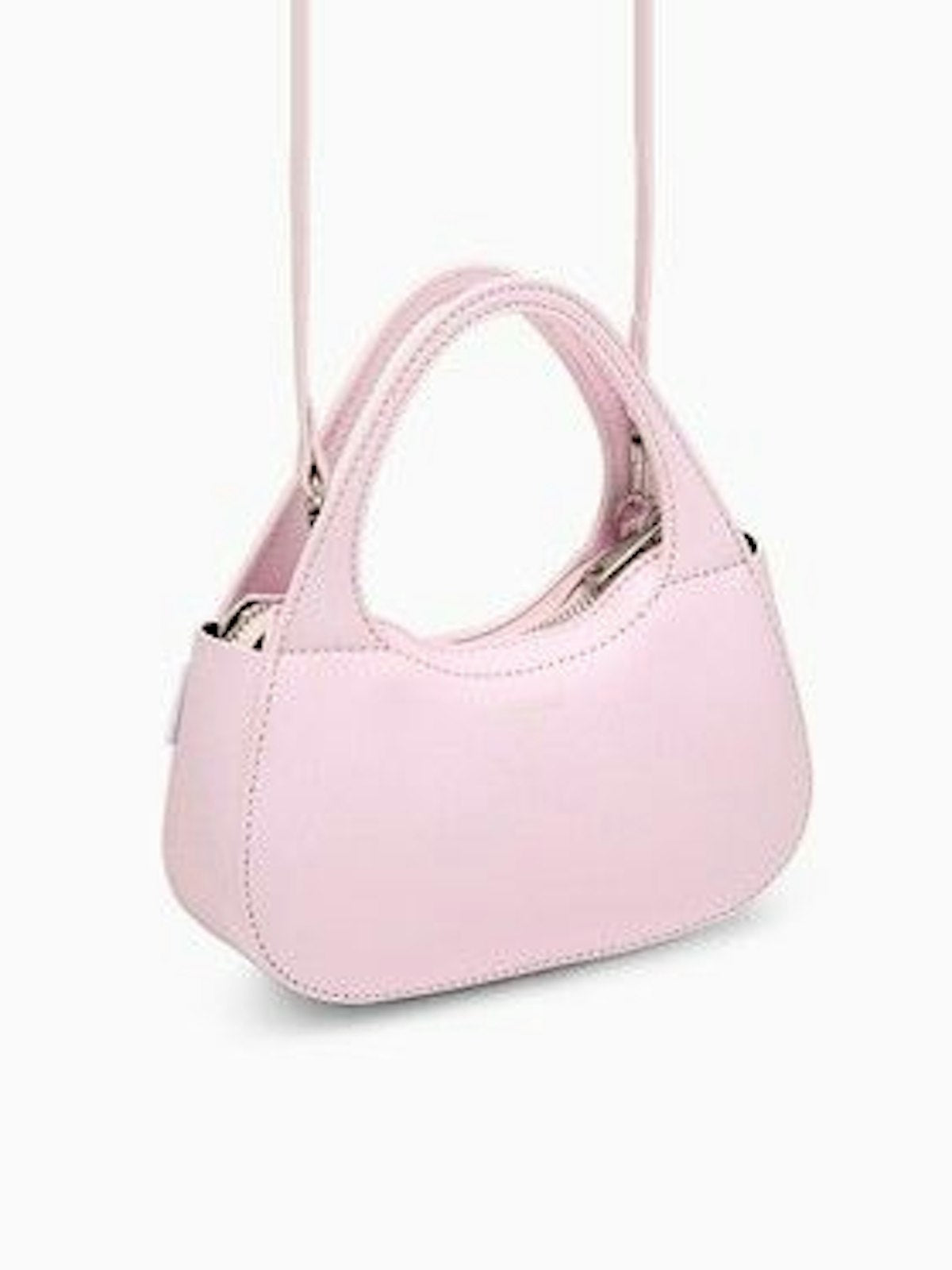 MICRO BAGUETTE SWIPE BAG PINK LEATHER