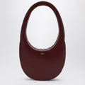 BURGUNDY LEATHER SWIPE BAG