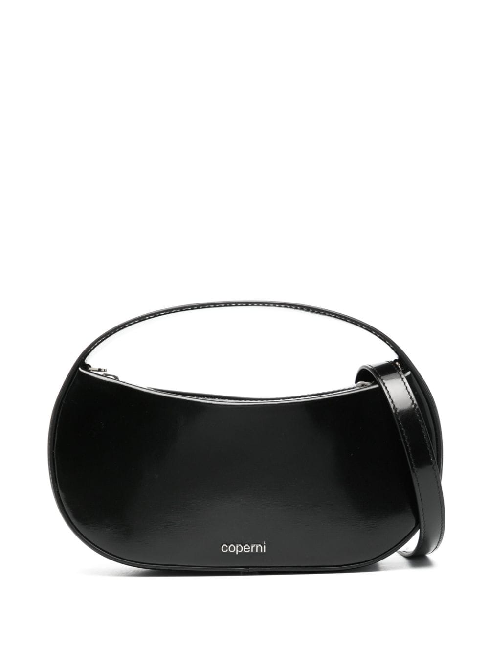 SOUND SWIPE SMALL LEATHER HANDBAG
