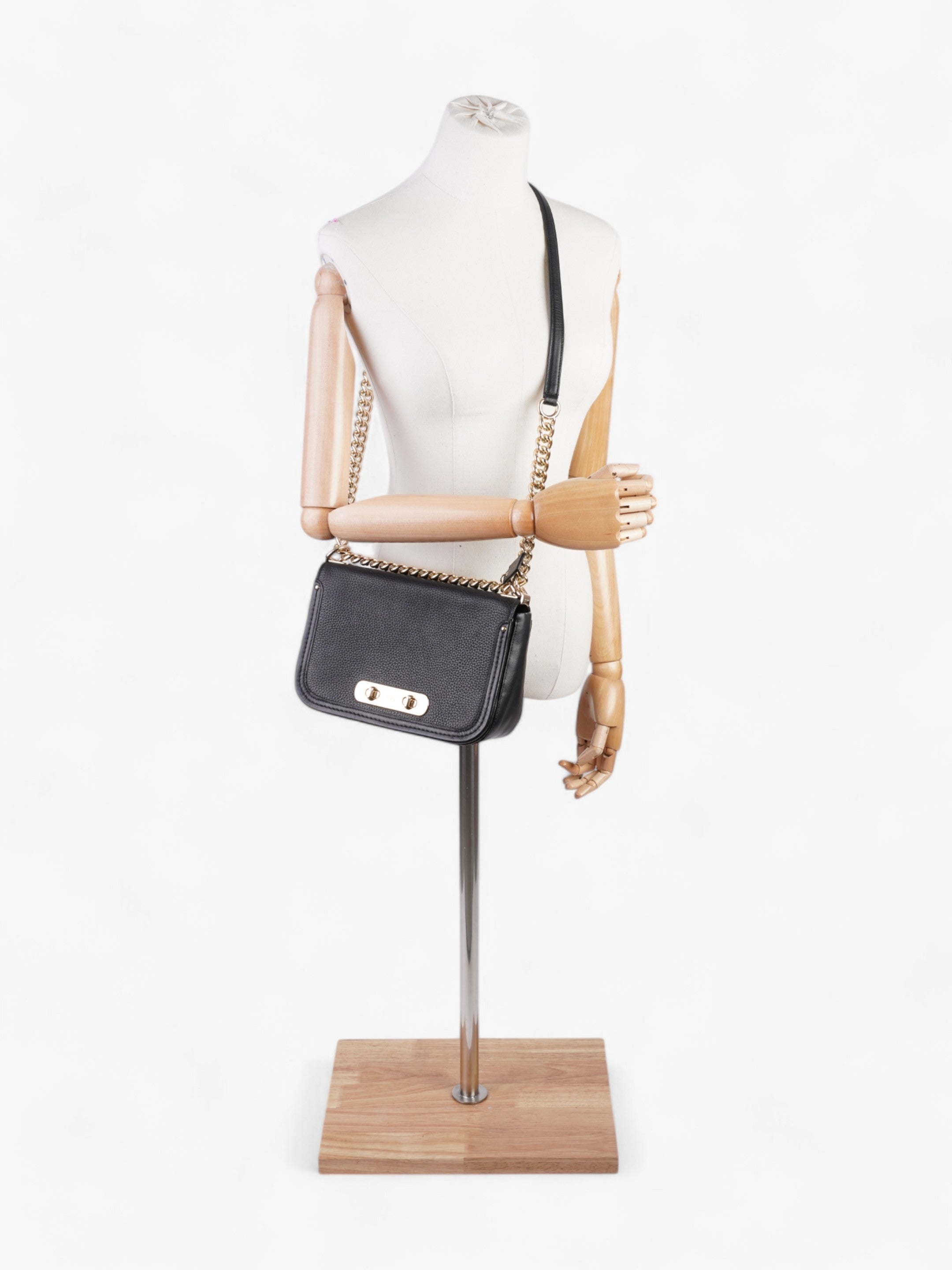Coach Swagger Black Leather
