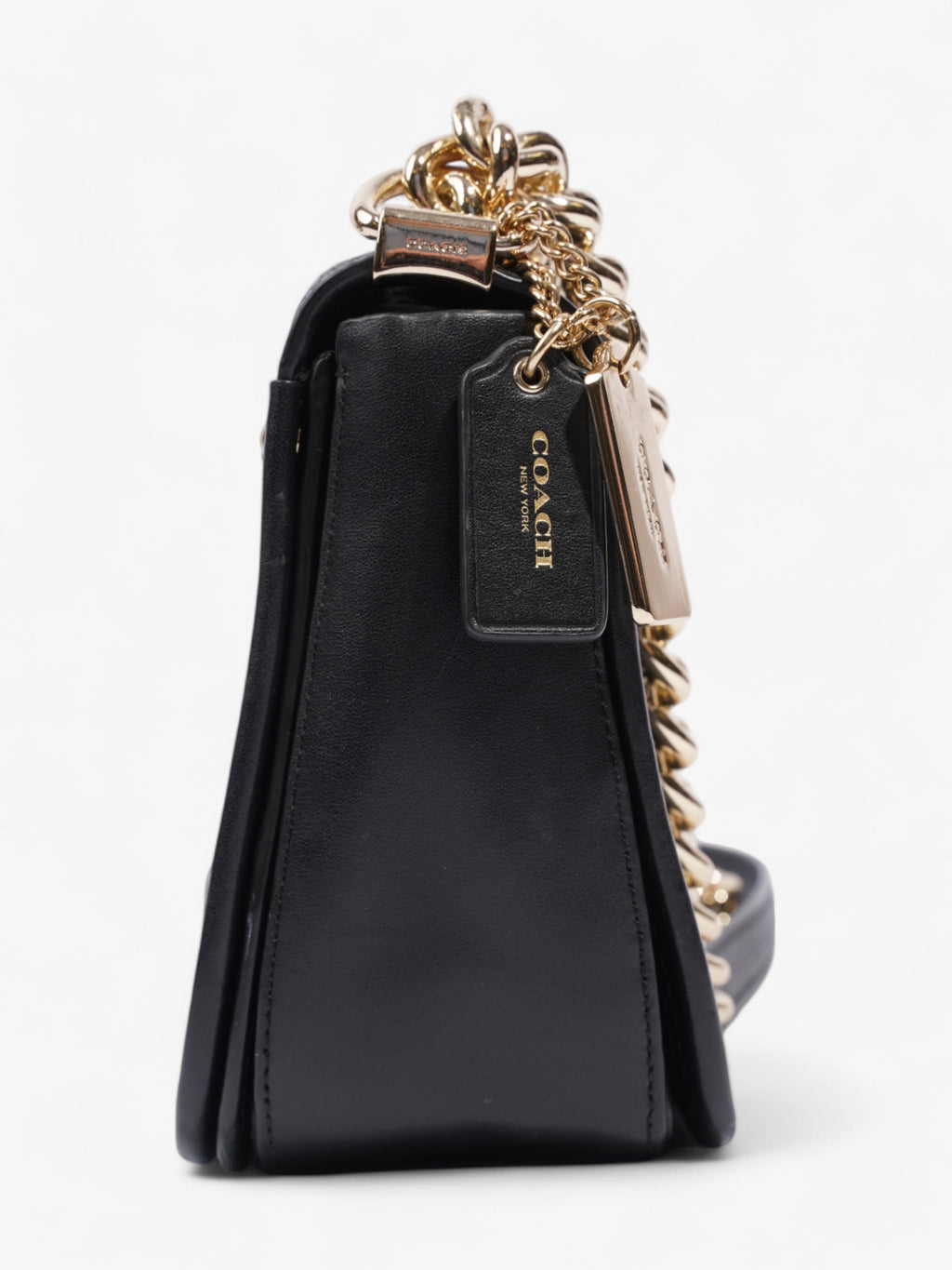 Coach Swagger Black Leather