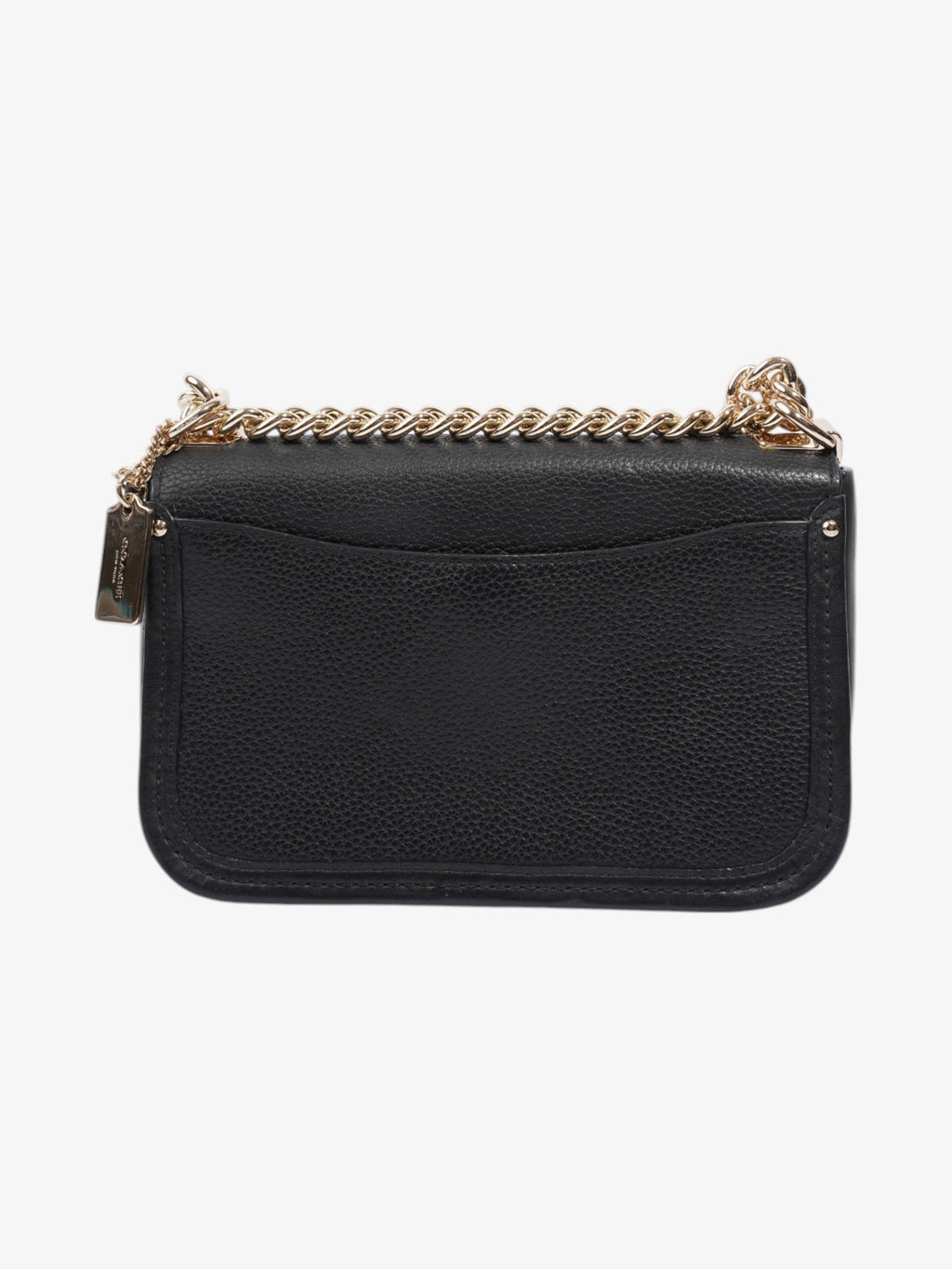 Coach Swagger Black Leather