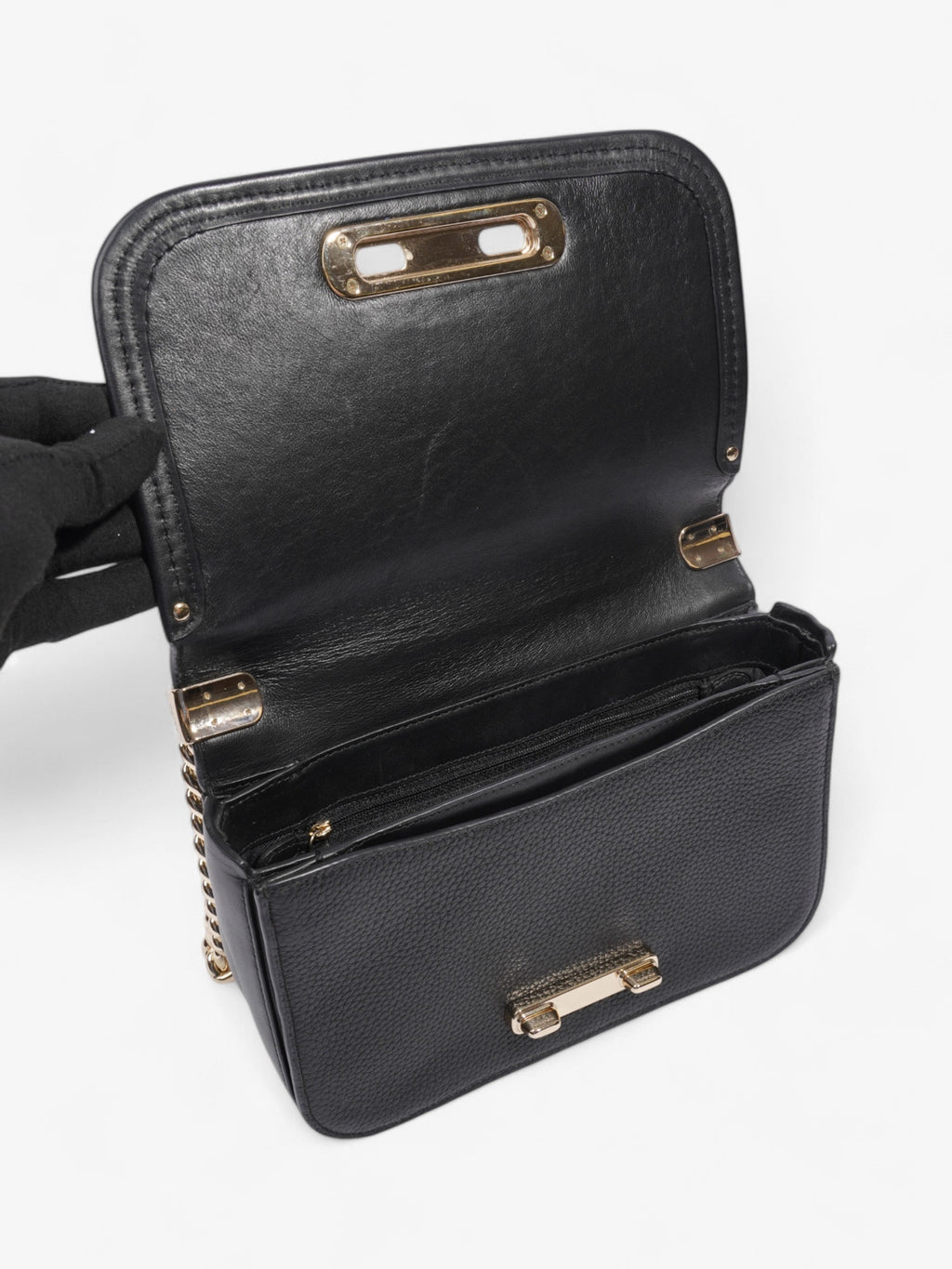 Coach Swagger Black Leather