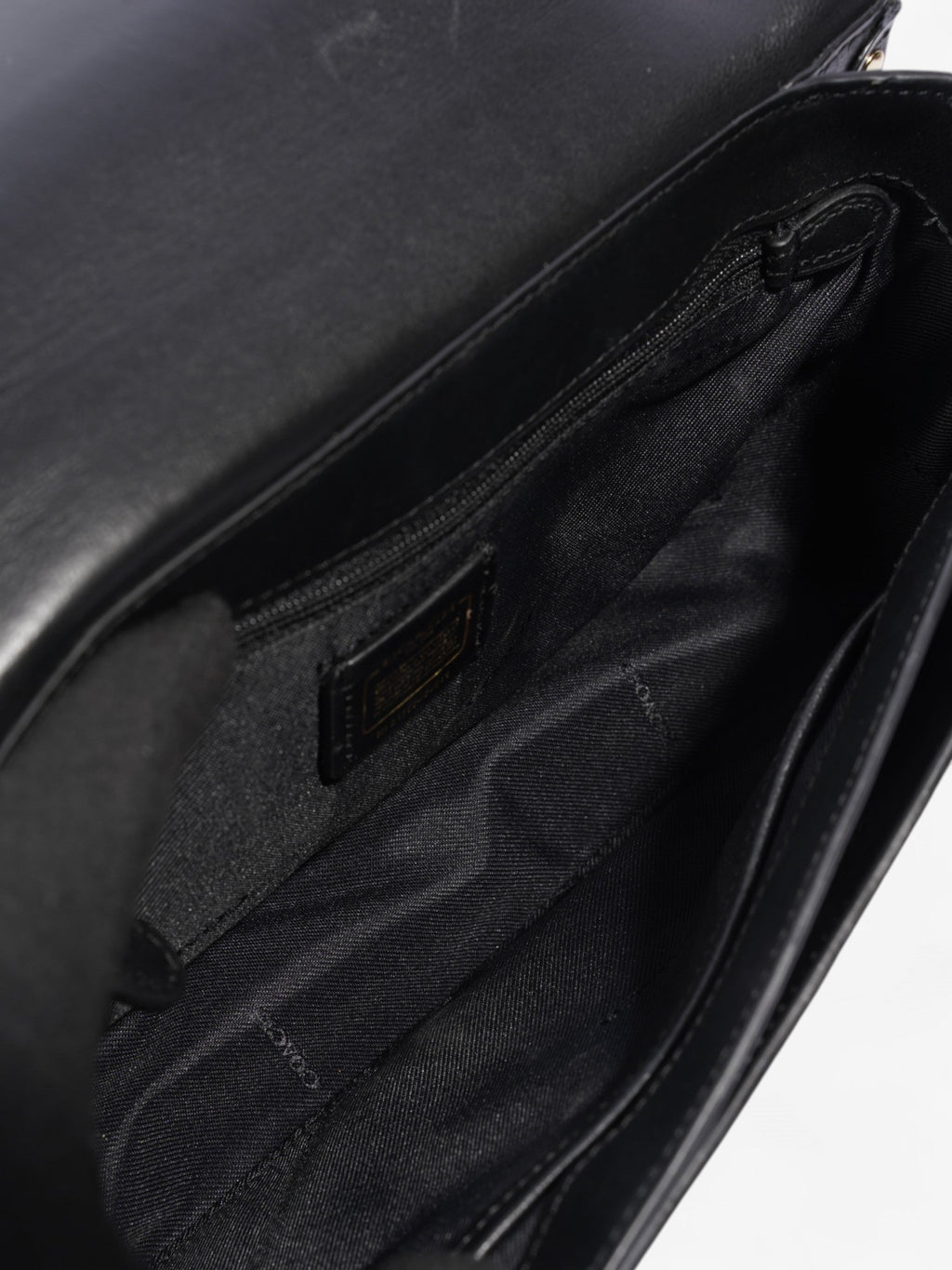 Coach Swagger Black Leather