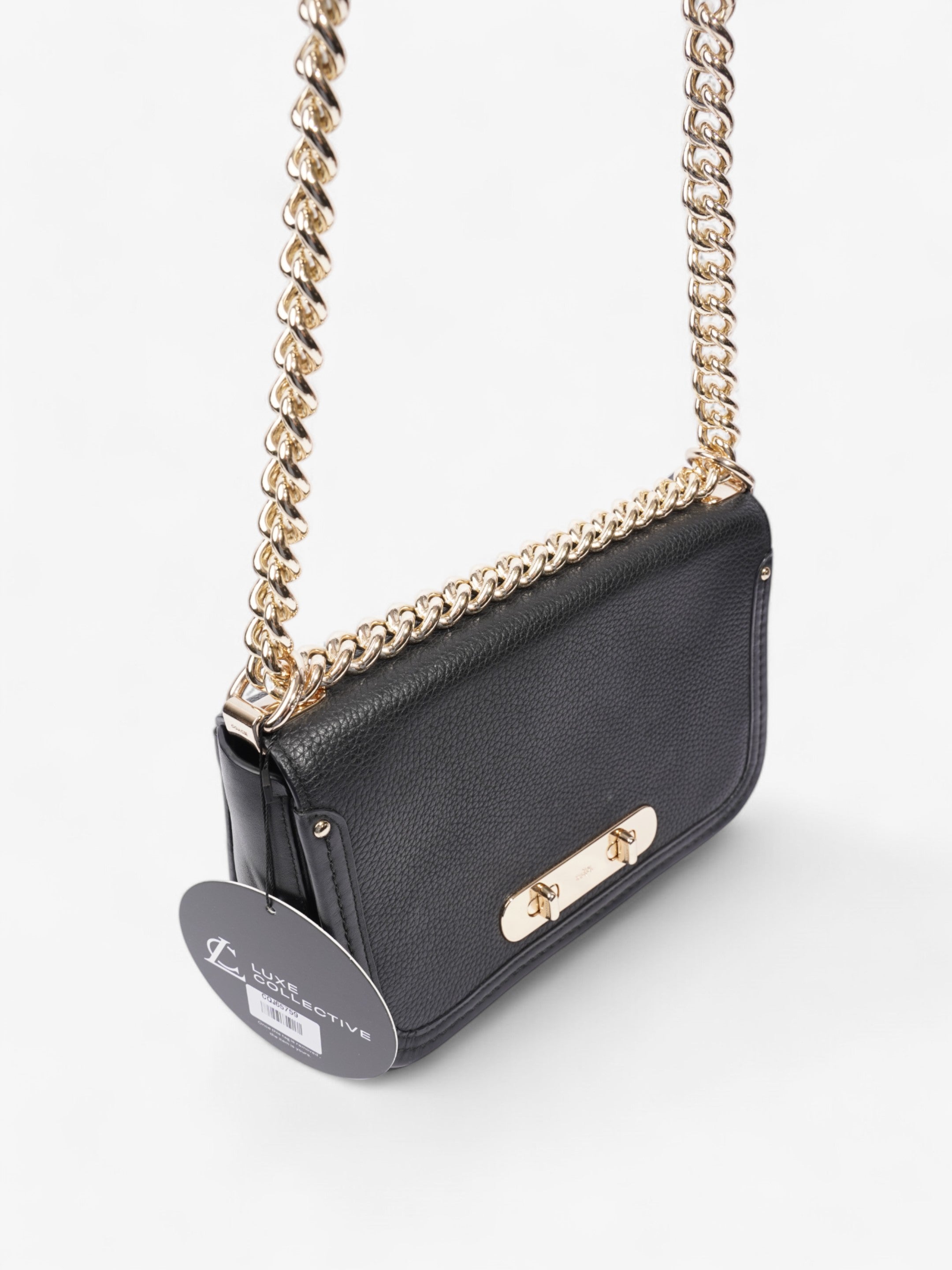 Coach Swagger Black Leather