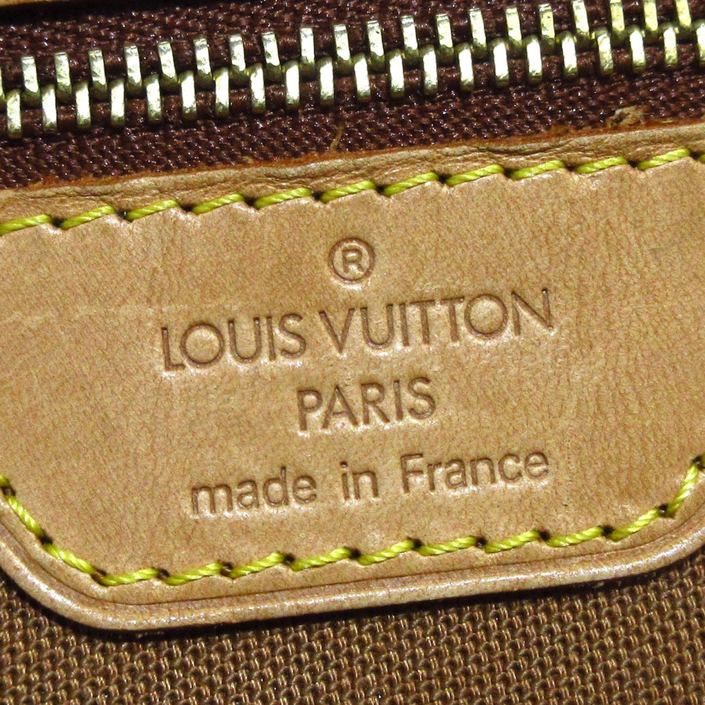 Brown Louis Vuitton Monogram Cabas Piano Tote Bag