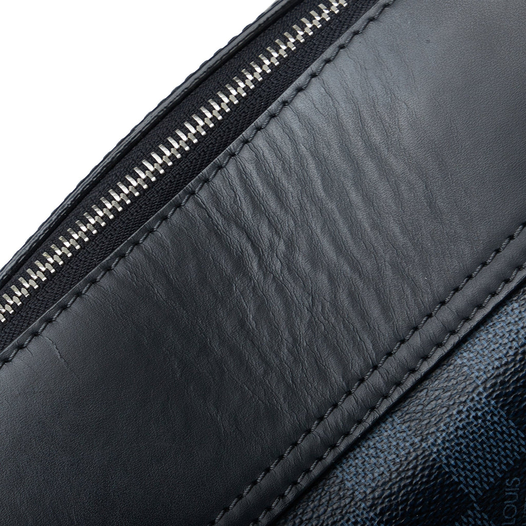 Blue Louis Vuitton Damier Cobalt Greenwich Messenger Crossbody Bag