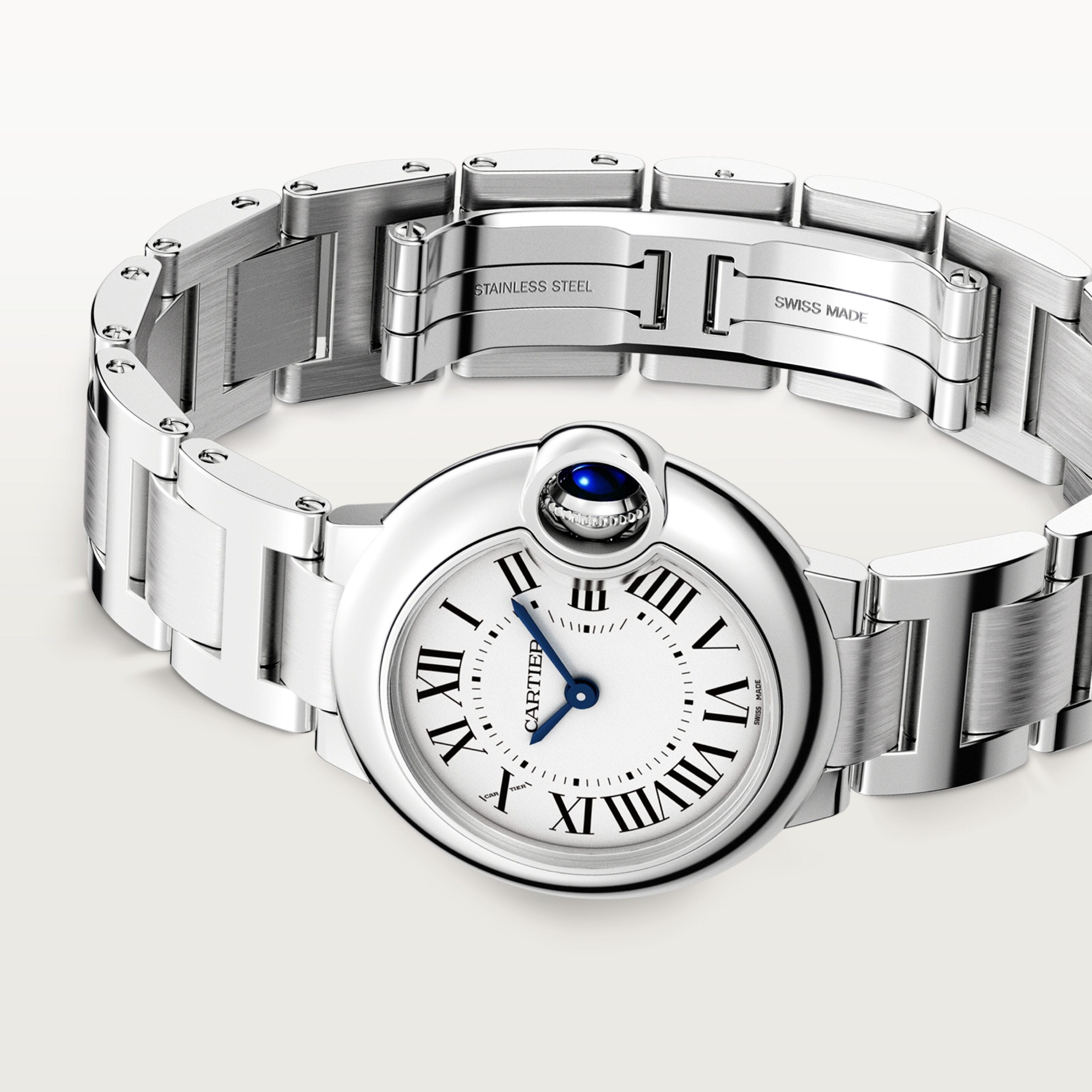 Ballon Bleu de Cartier Steel 28mm Watch WSBB0067