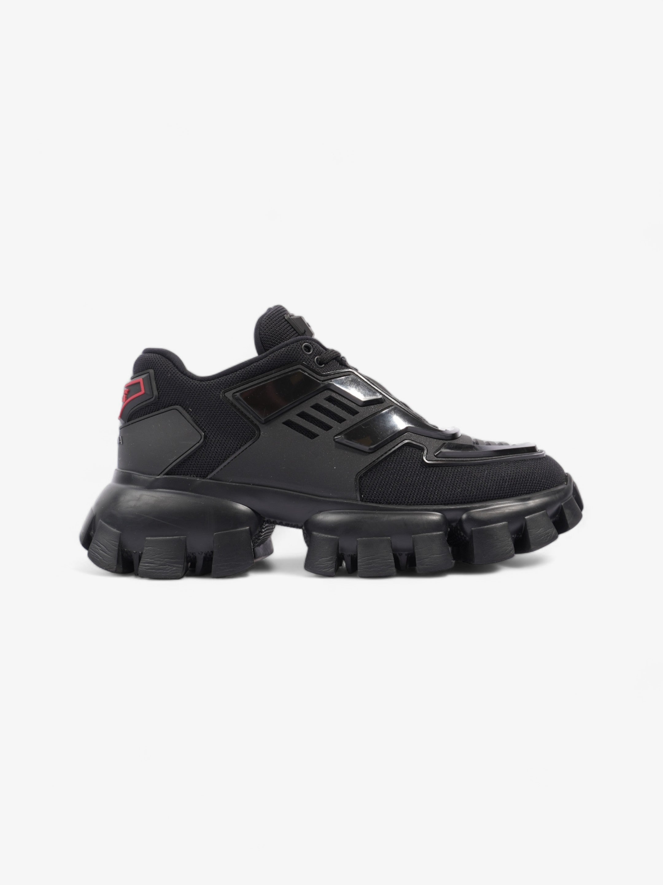 Prada Cloudbust Thunder Sneakers Black / Red Mesh EU 37.5 UK 4.5