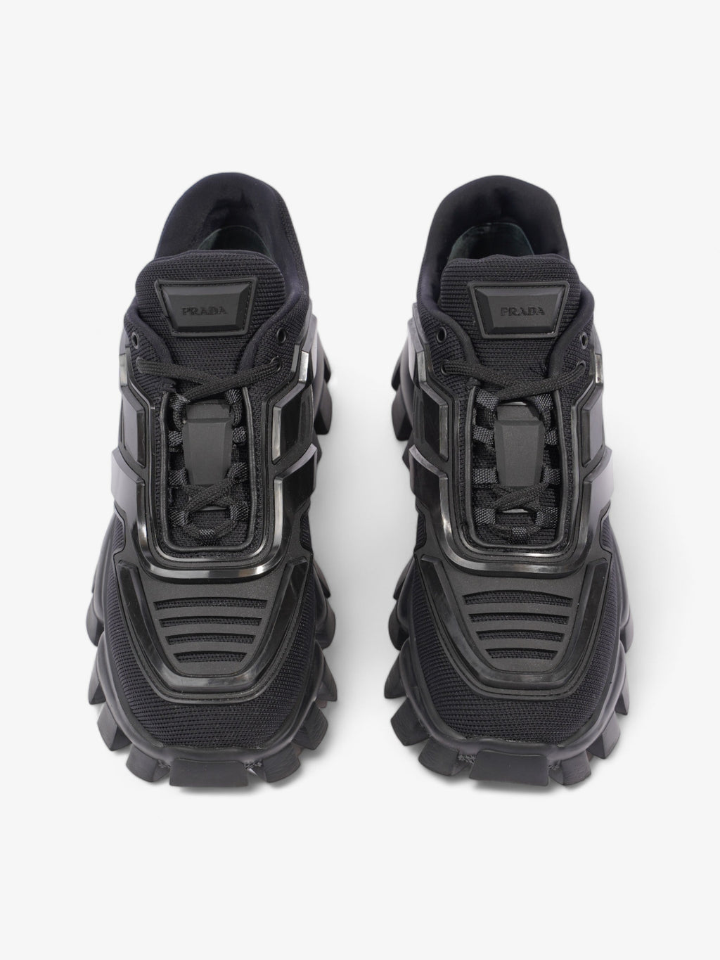 Prada Cloudbust Thunder Sneakers Black / Red Mesh EU 37.5 UK 4.5