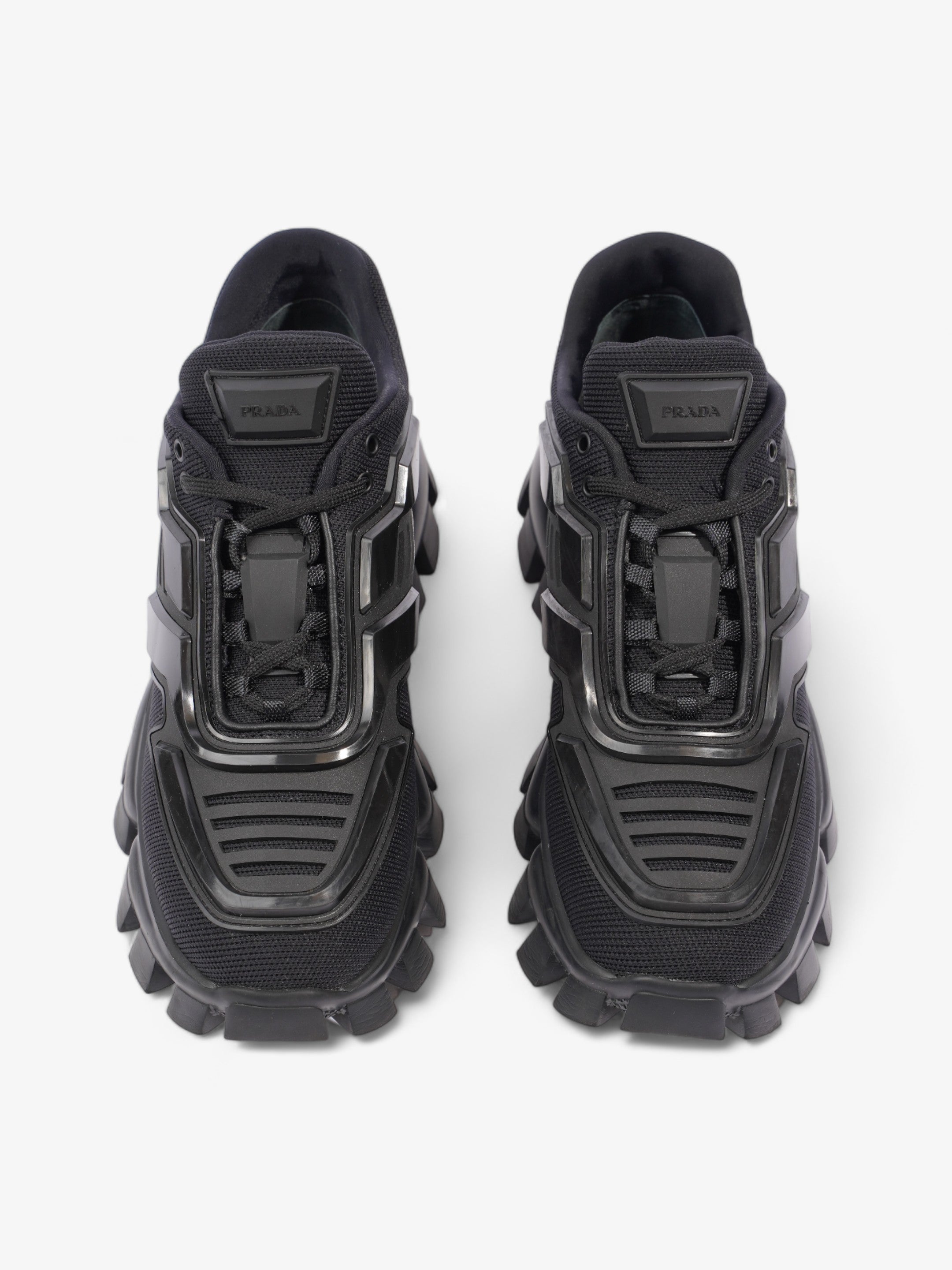 Prada Cloudbust Thunder Sneakers Black / Red Mesh EU 37.5 UK 4.5