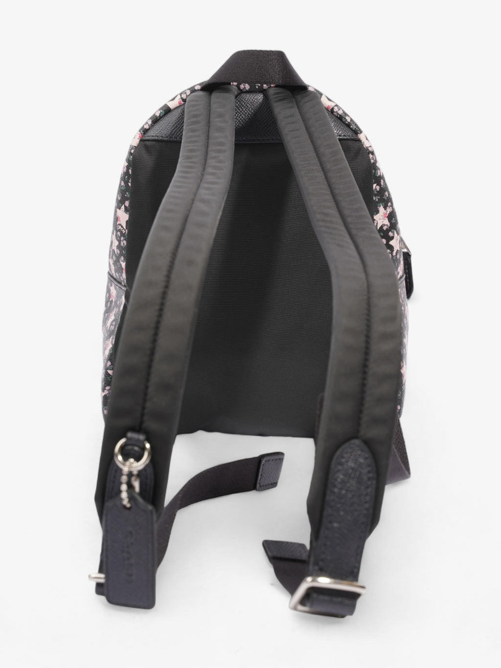 Coach Charlie Pink / Black Coated Canvas Small