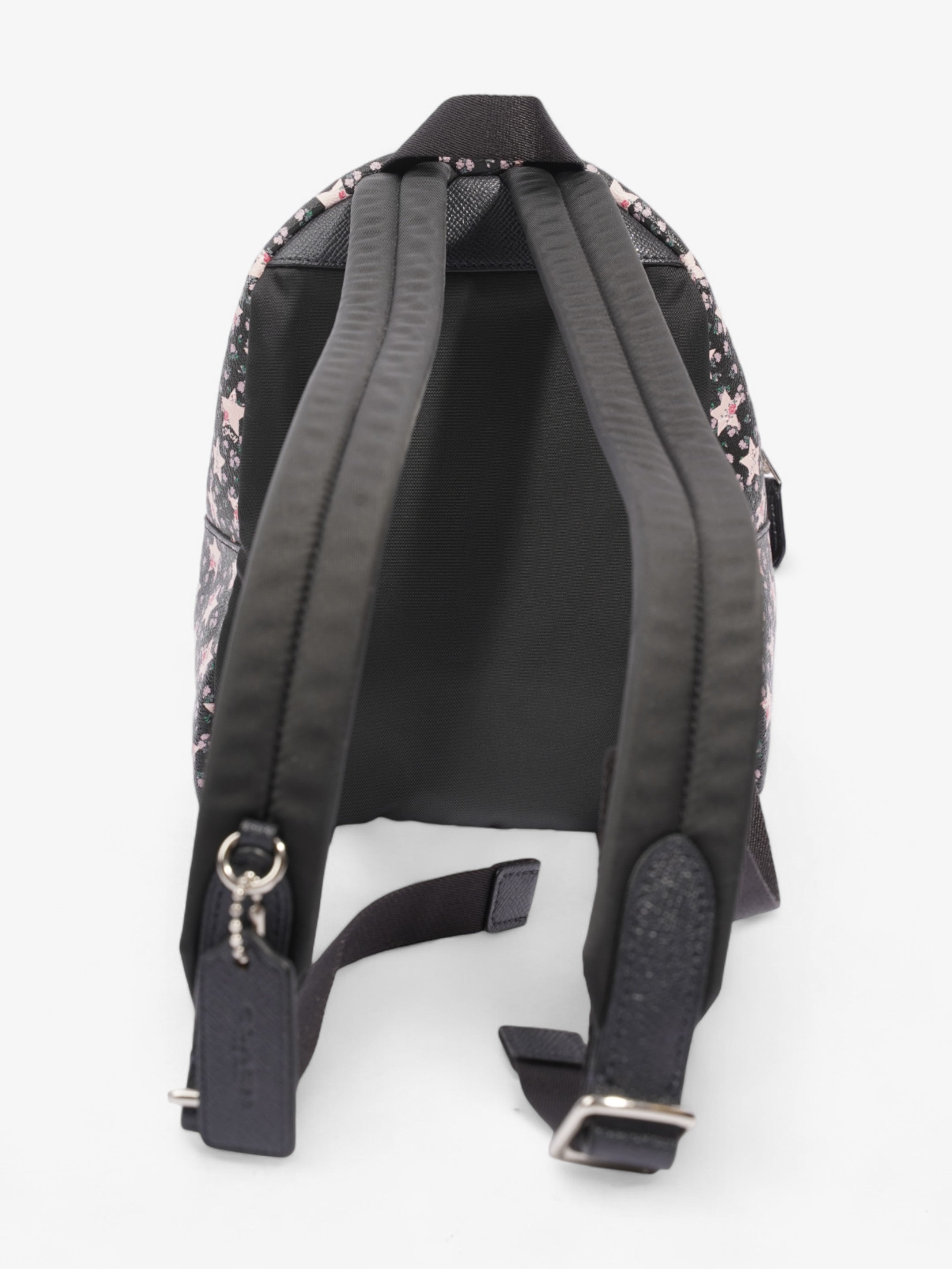 Coach Charlie Pink / Black Coated Canvas Small