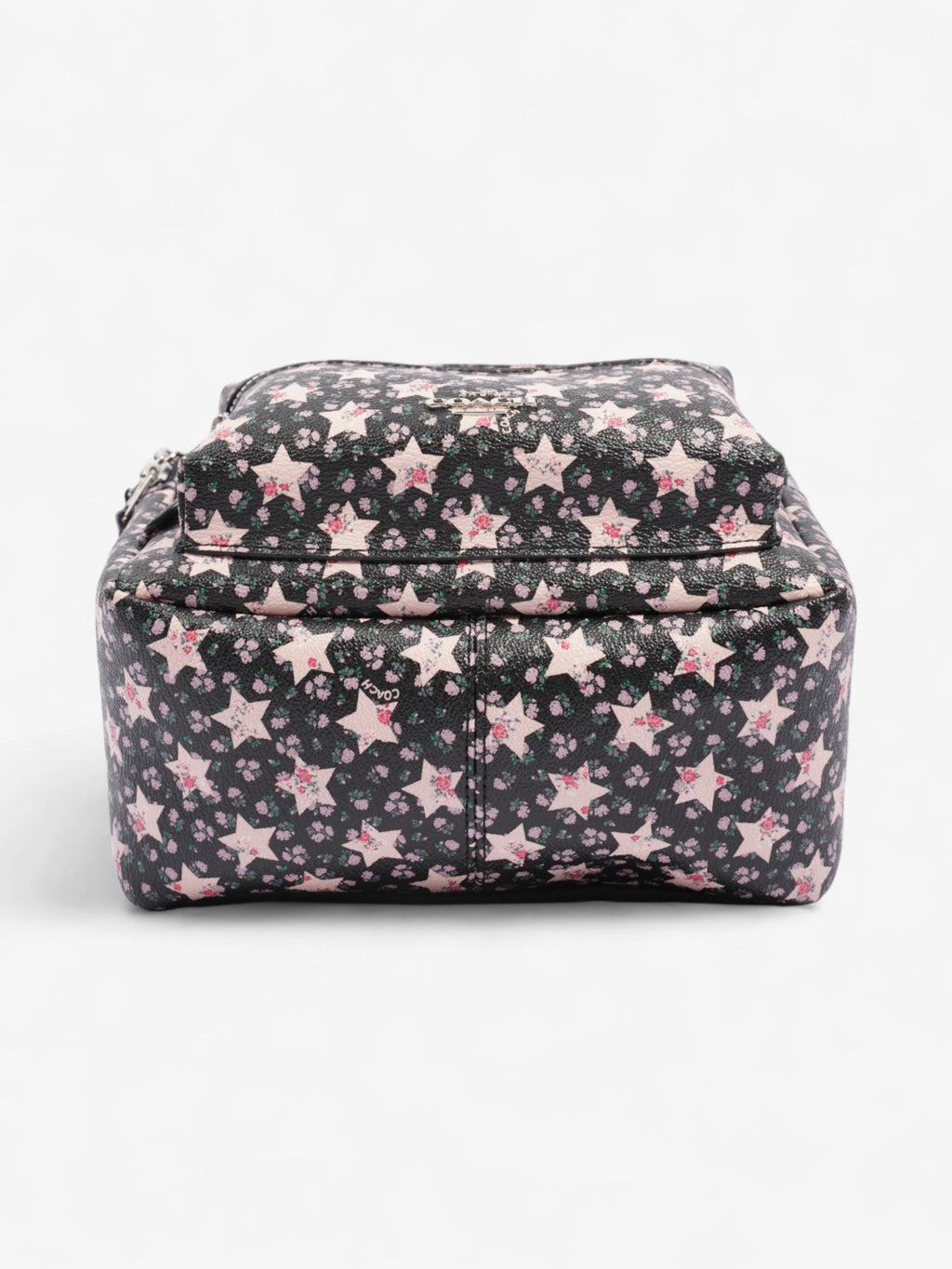 Coach Charlie Pink / Black Coated Canvas Small