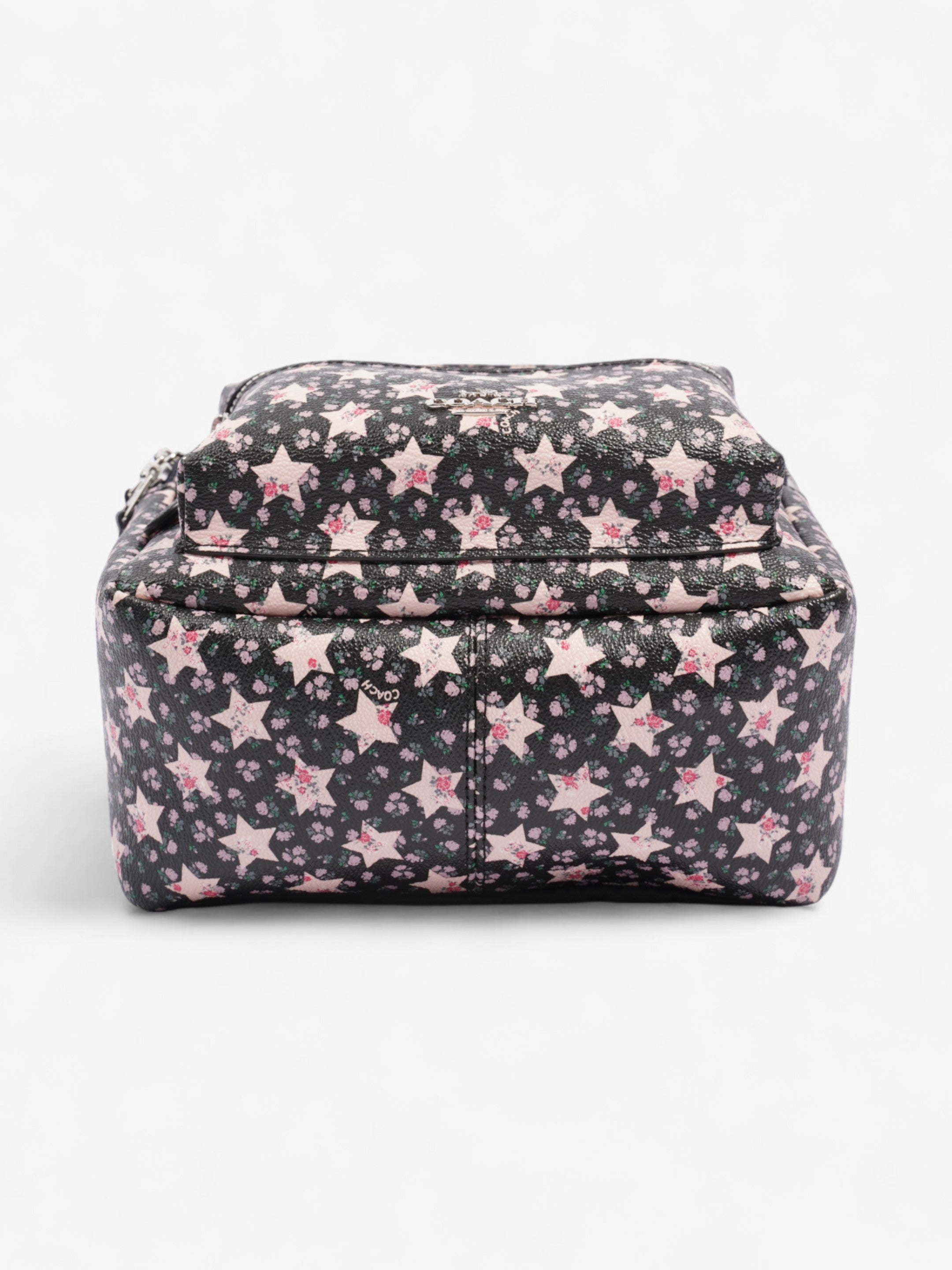 Coach Charlie Pink / Black Coated Canvas Small