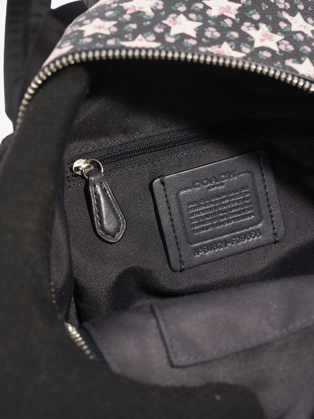 Coach Charlie Pink / Black Coated Canvas Small