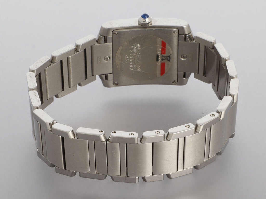 Cartier Medium Stainless Steel Tank FranÃ§aise Watch