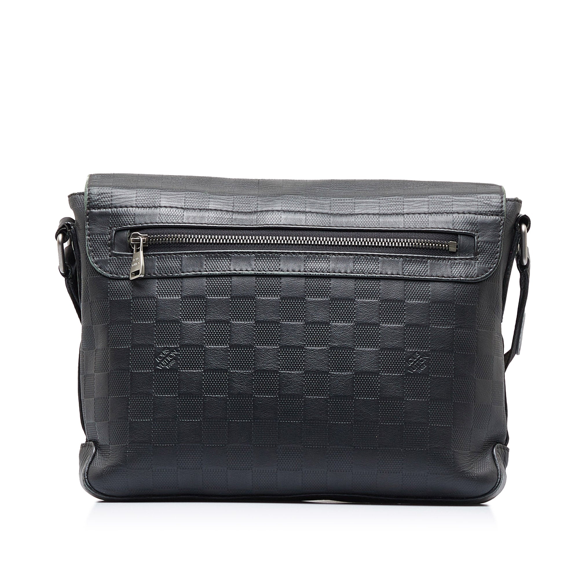 Black Louis Vuitton Damier Infini District Crossbody Bag