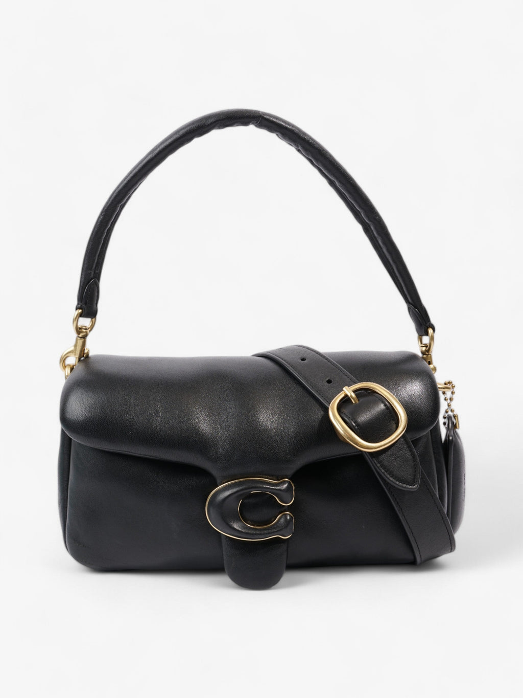 Coach Pillow Tabby Black Nappa Leather 26