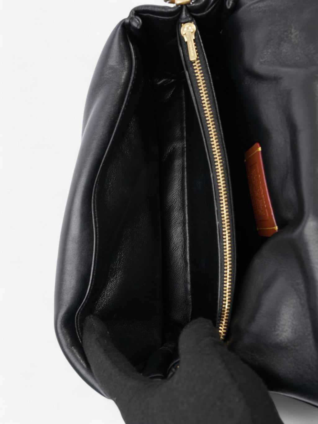 Coach Pillow Tabby Black Nappa Leather 26