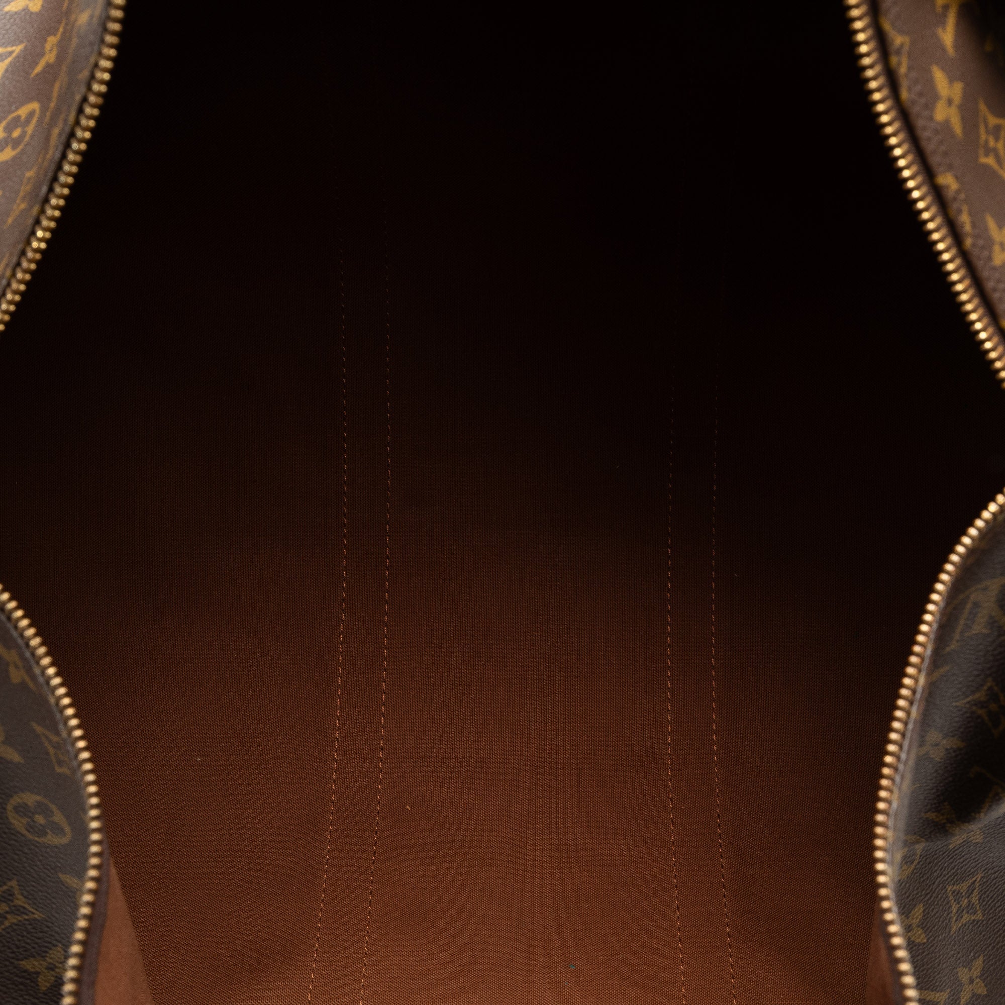Brown Louis Vuitton Monogram Keepall 55 Travel Bag