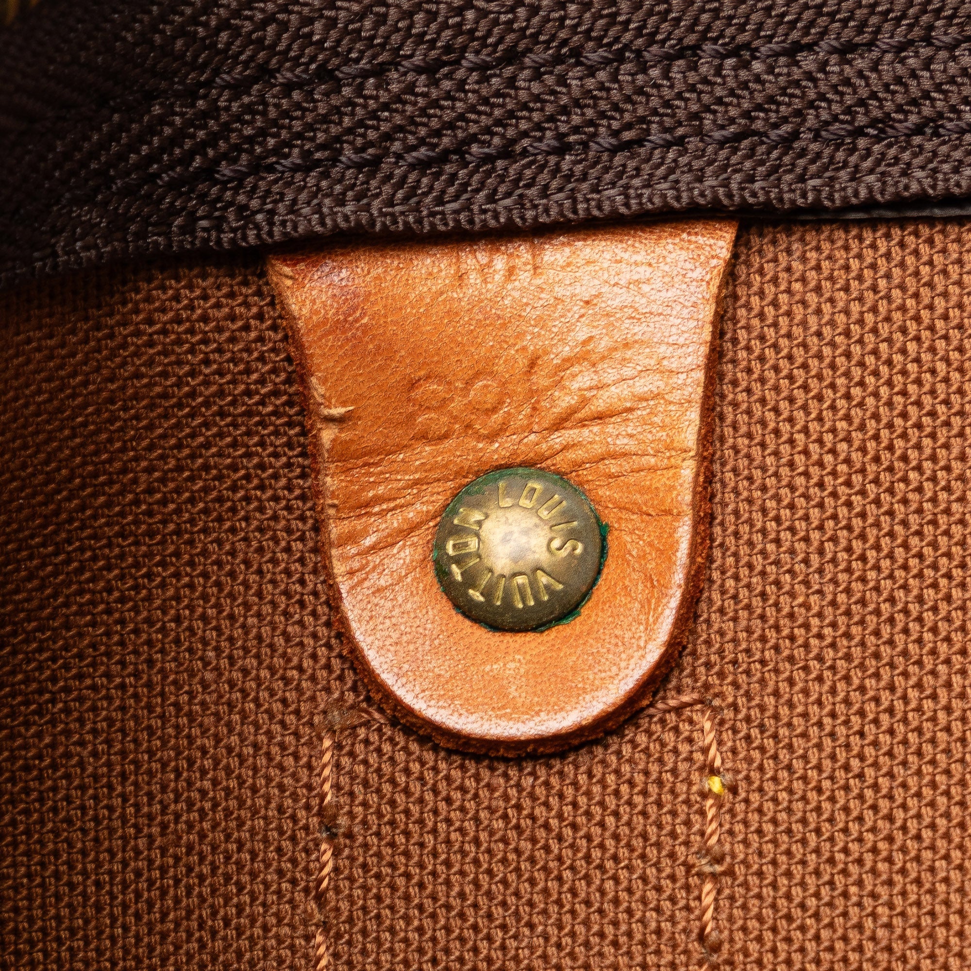 Brown Louis Vuitton Monogram Keepall 55 Travel Bag