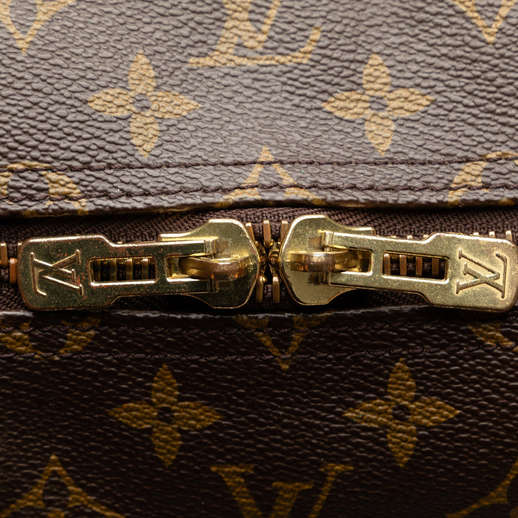 Brown Louis Vuitton Monogram Keepall 55 Travel Bag