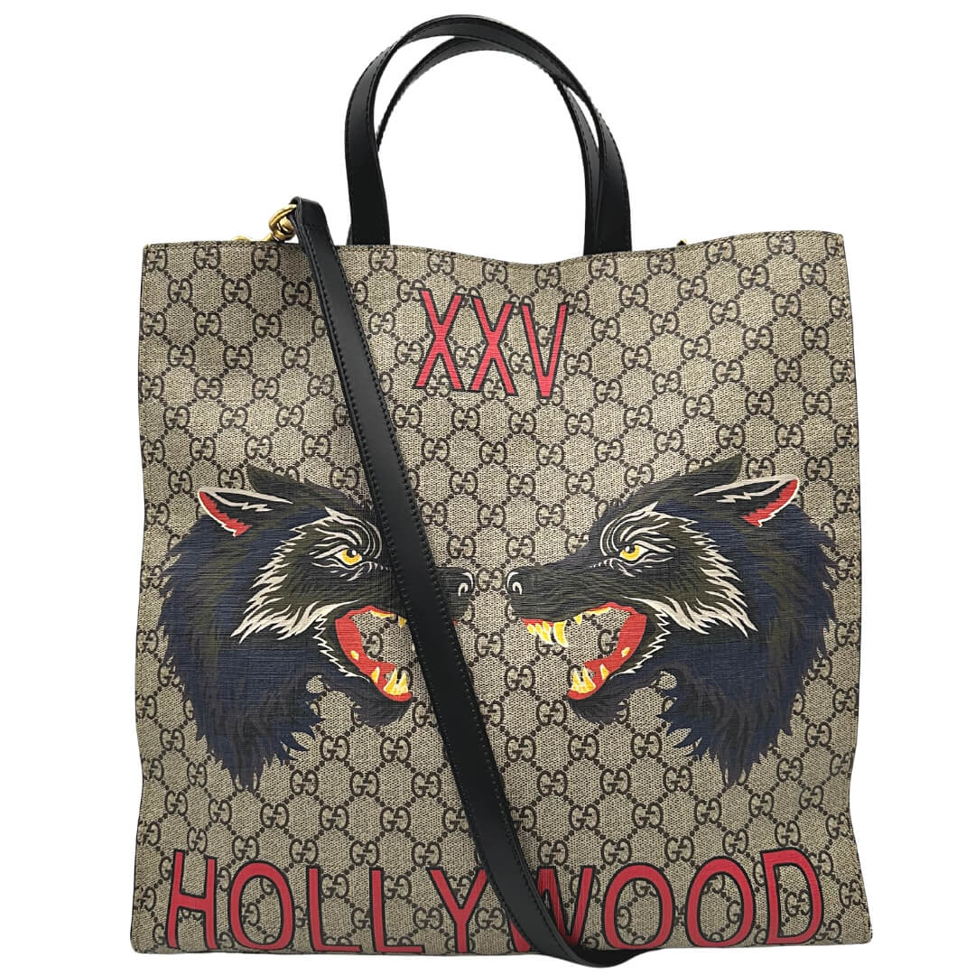Sac Plat Gucci lupo