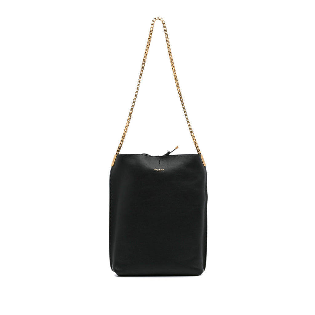 Black Saint Laurent Suzanne Chain Tote