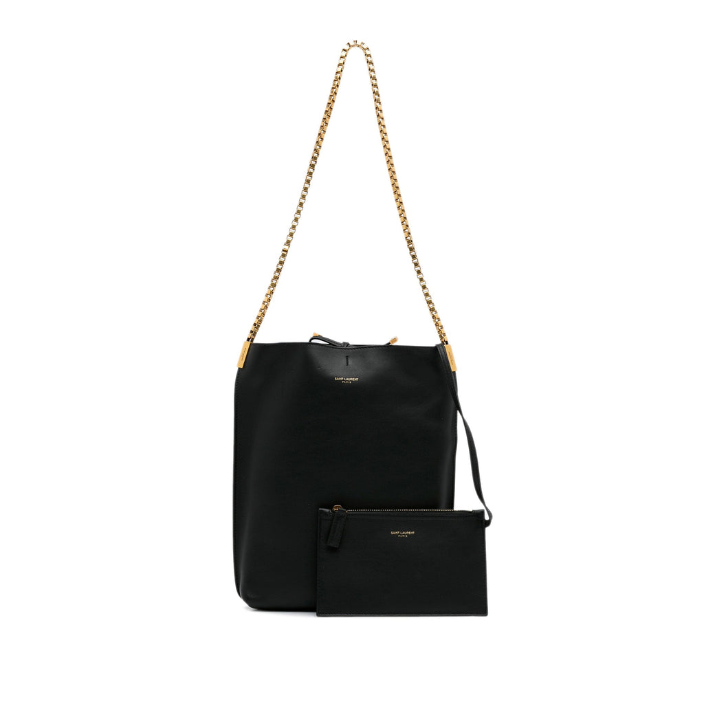 Black Saint Laurent Suzanne Chain Tote