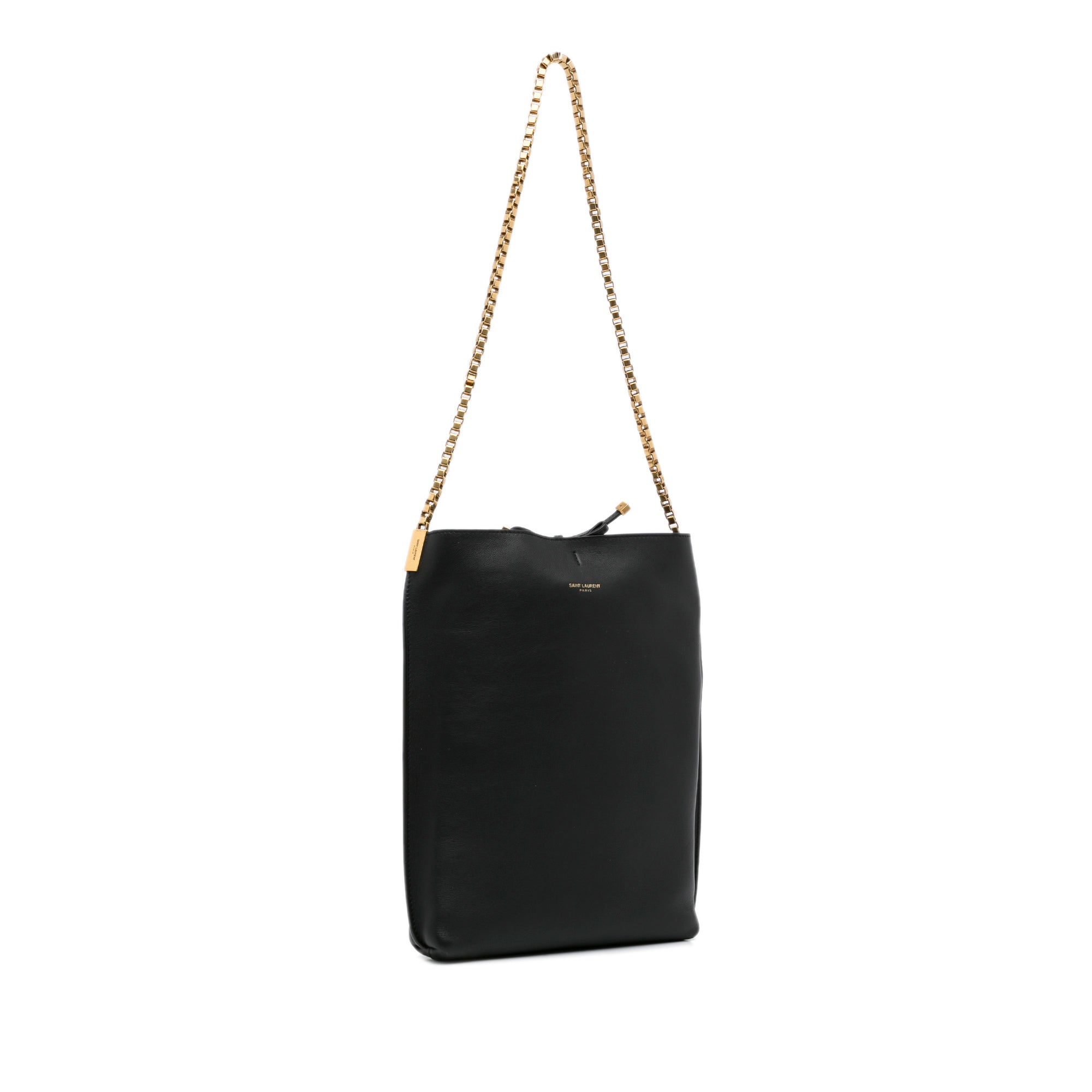 Black Saint Laurent Suzanne Chain Tote