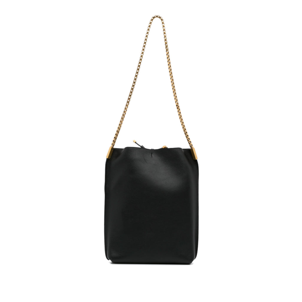 Black Saint Laurent Suzanne Chain Tote