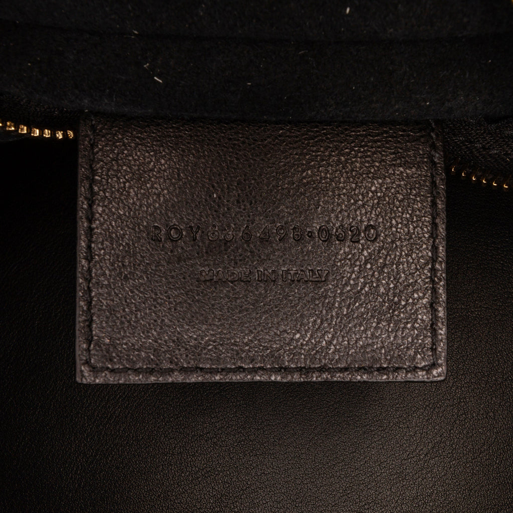 Black Saint Laurent Suzanne Chain Tote