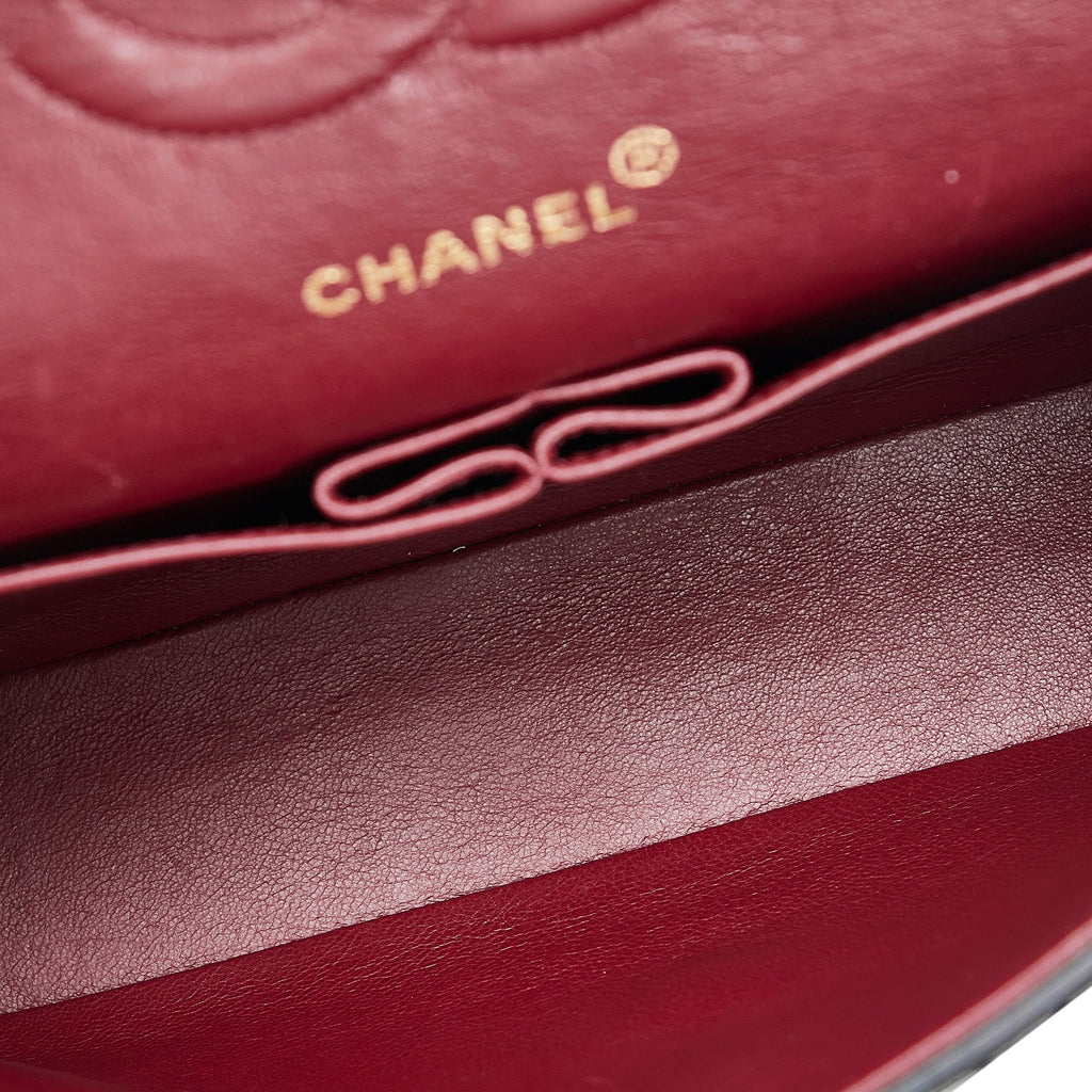 Chanel Classic Double Flap Medium Black Lambskin Gold
