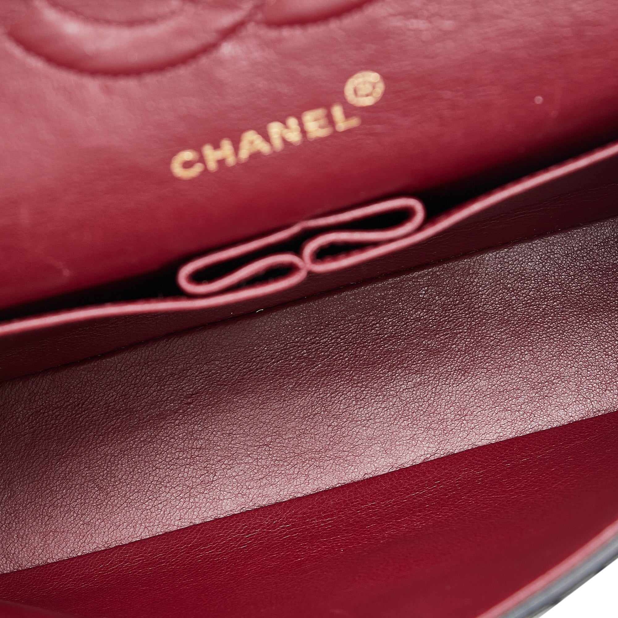 Chanel Classic Double Flap Medium Black Lambskin Gold
