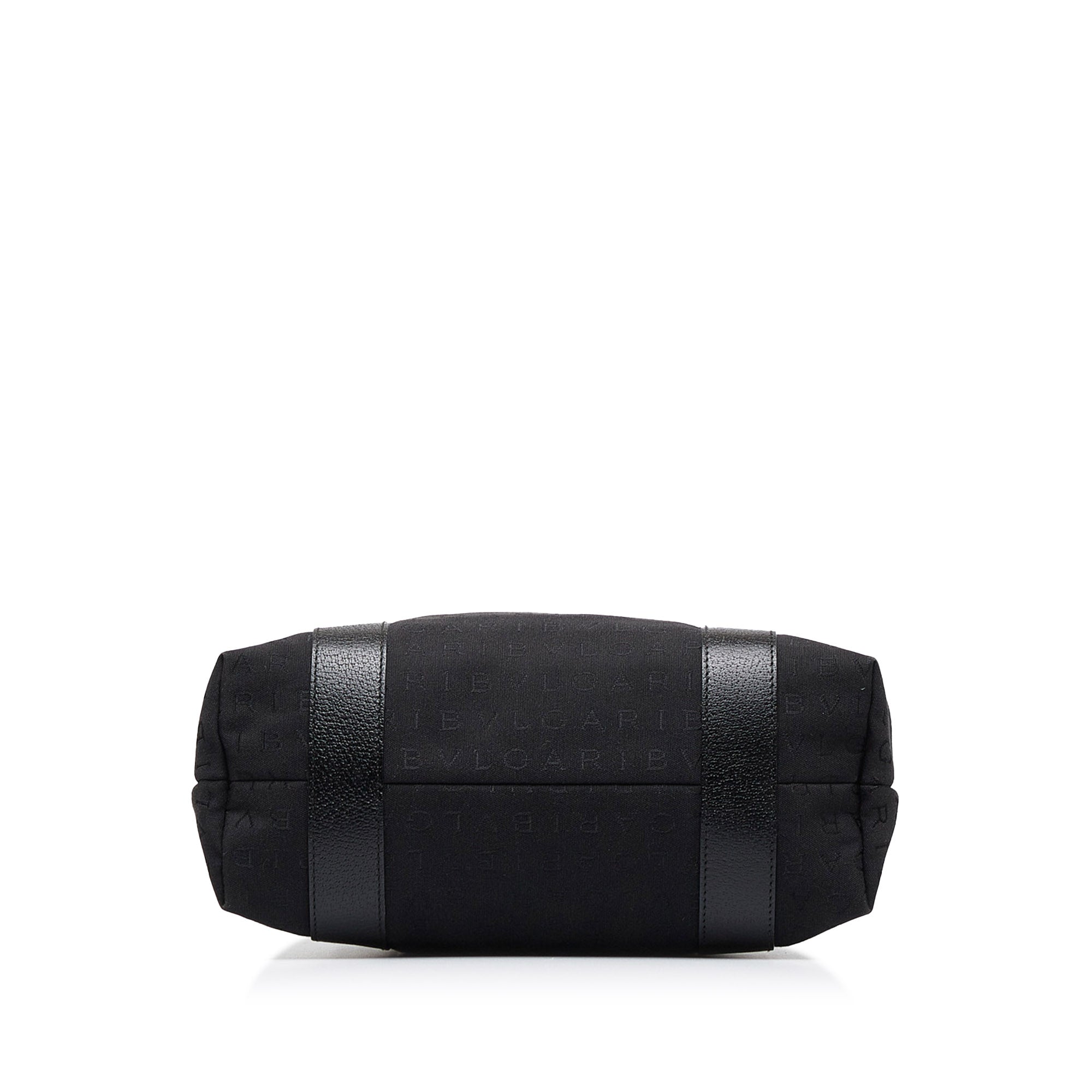 Black Bvlgari Logomania Tote