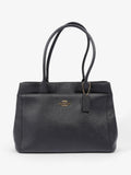 Coach Casey Tote Black Leather