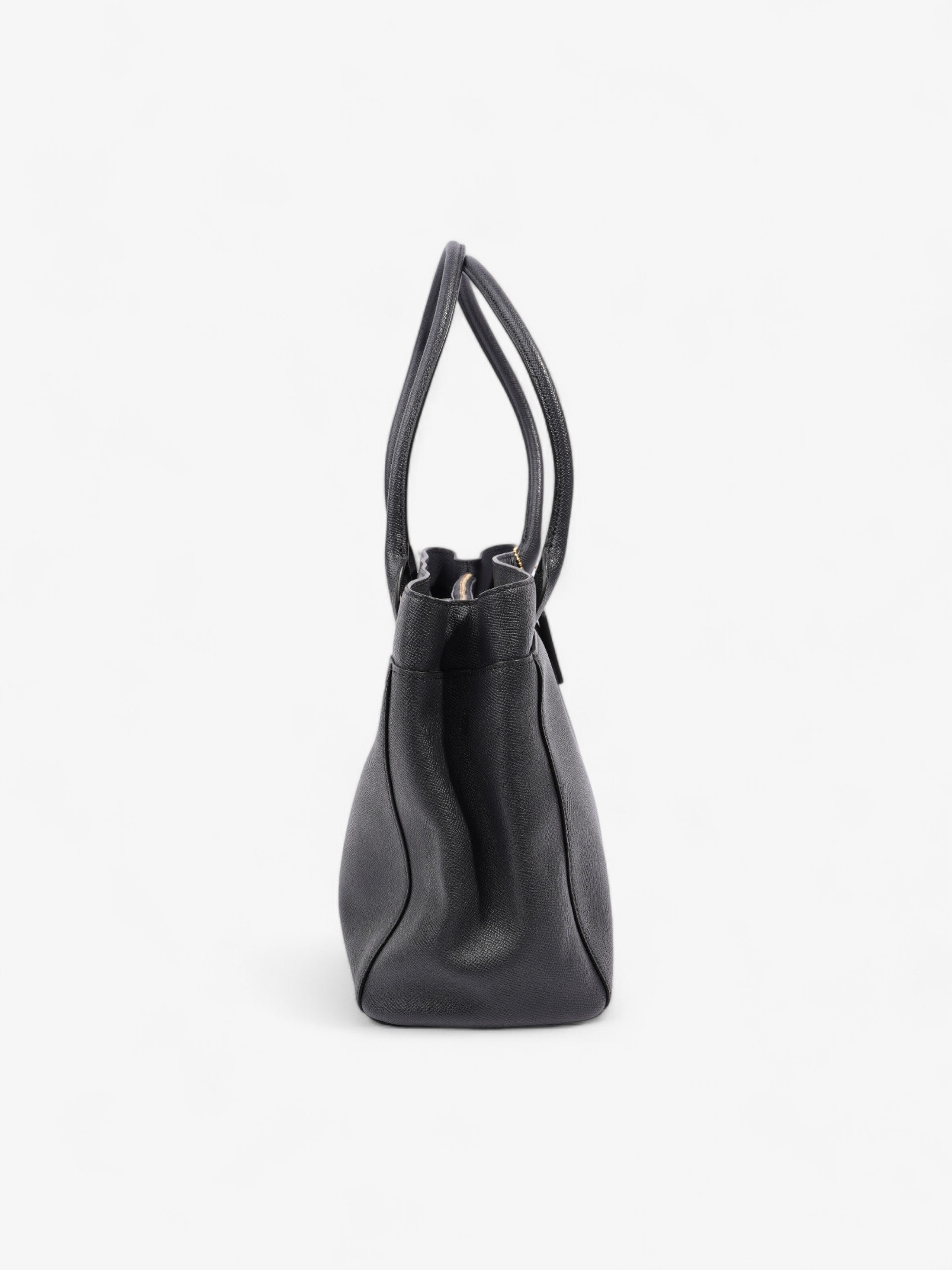 Coach Casey Tote Black Leather