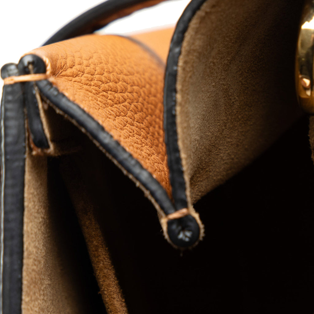 Loewe Gate Top Handle Mini Brown Calfskin