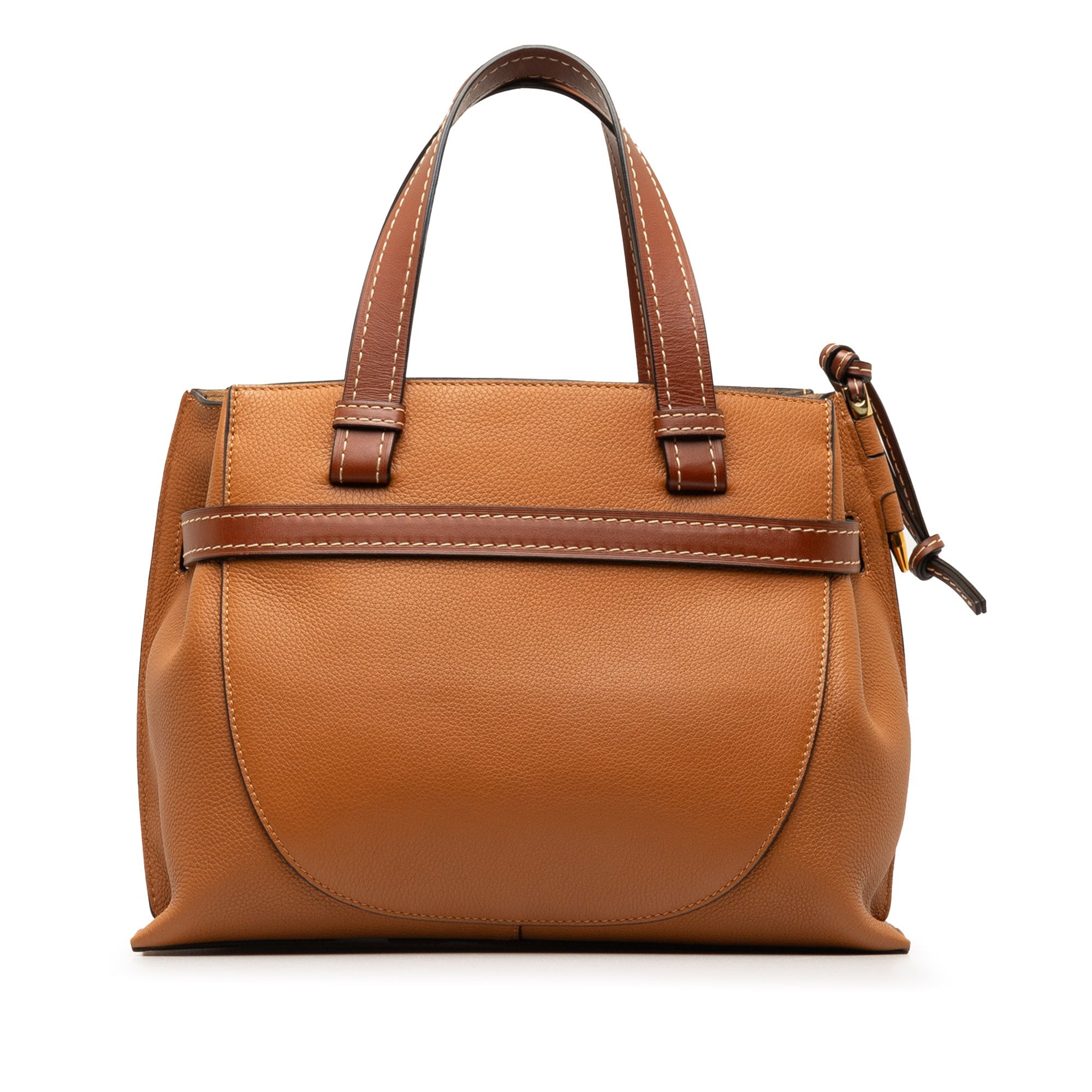 Loewe Gate Top Handle Mini Brown Calfskin
