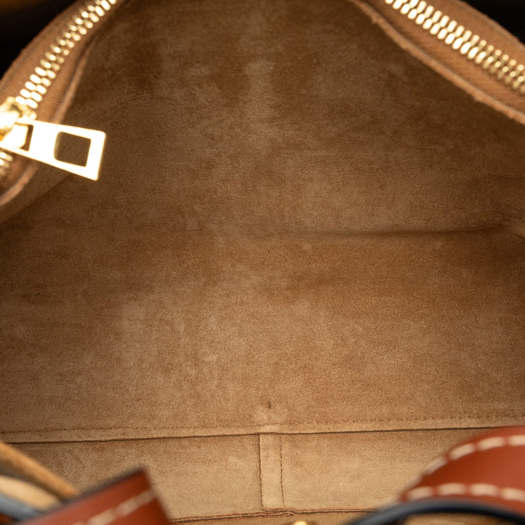 Loewe Gate Top Handle Mini Brown Calfskin