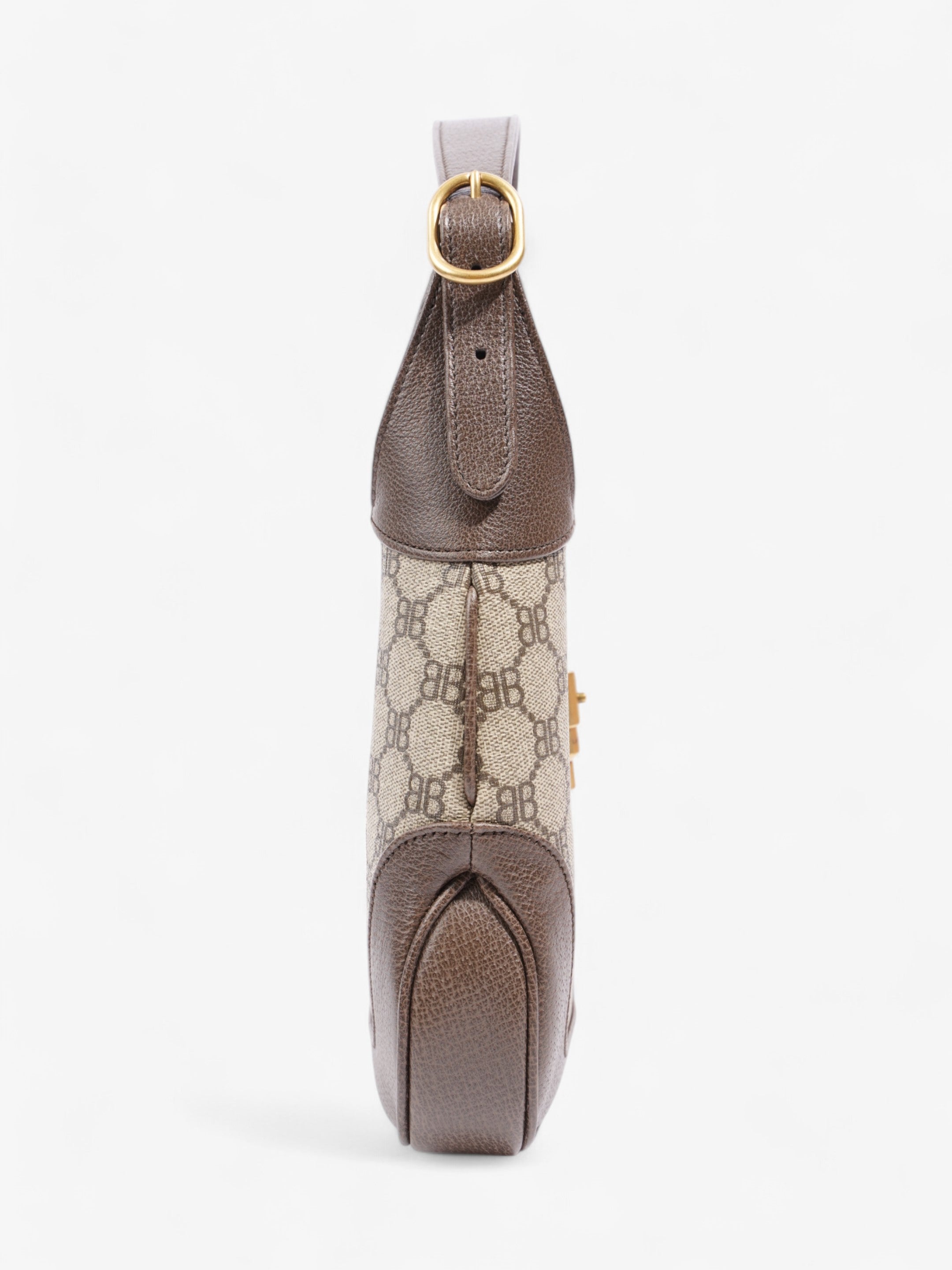 Gucci x Balenciaga Hacker Project Jackie 1961 Beige / Brown Coated Canvas