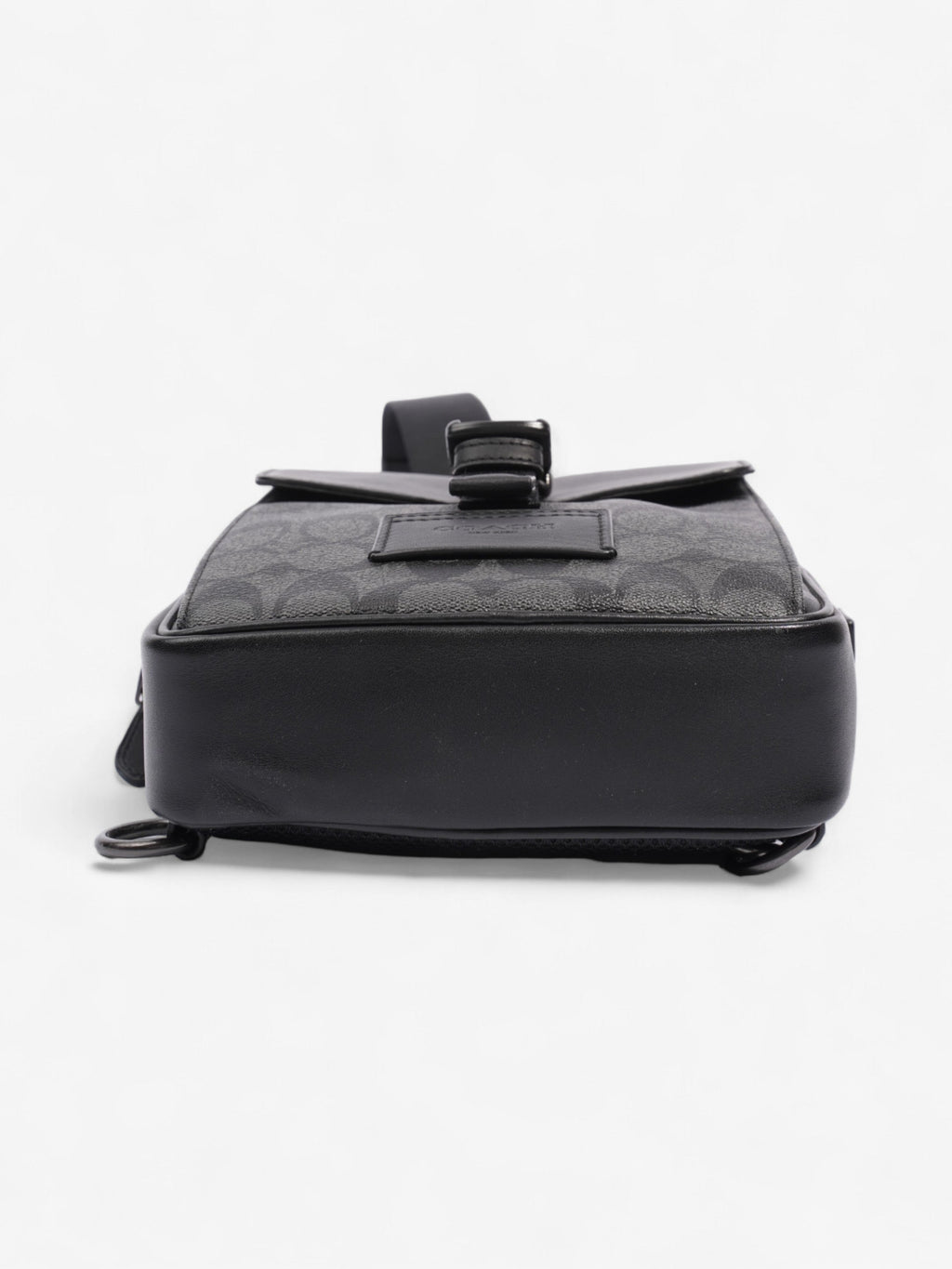 Coach Track Pack Black Coated Canvas