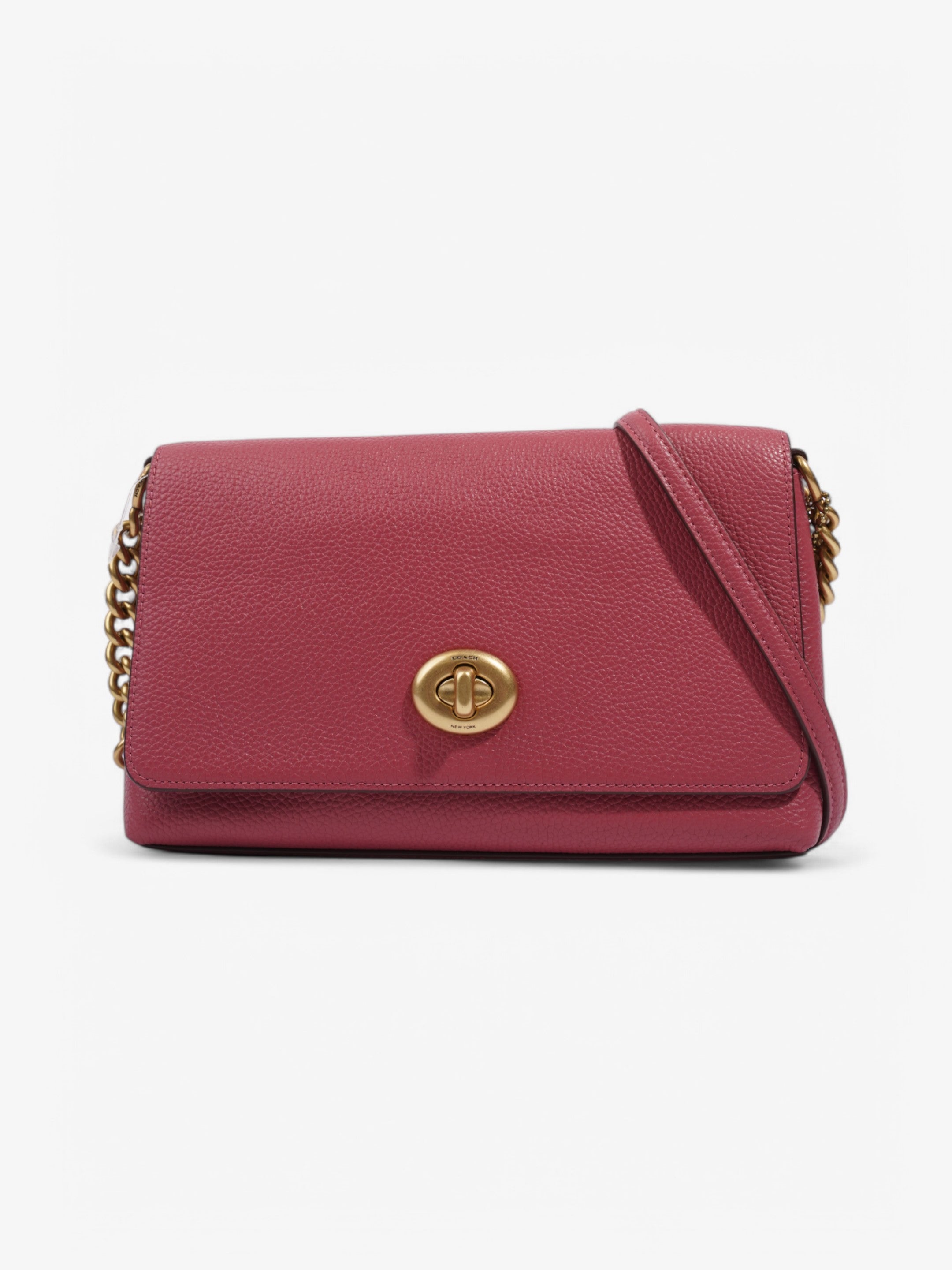 Coach Crossbody Bag Raspberry Leather