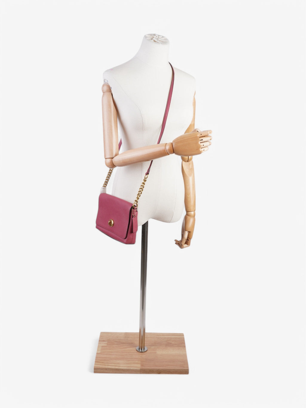Coach Crossbody Bag Raspberry Leather