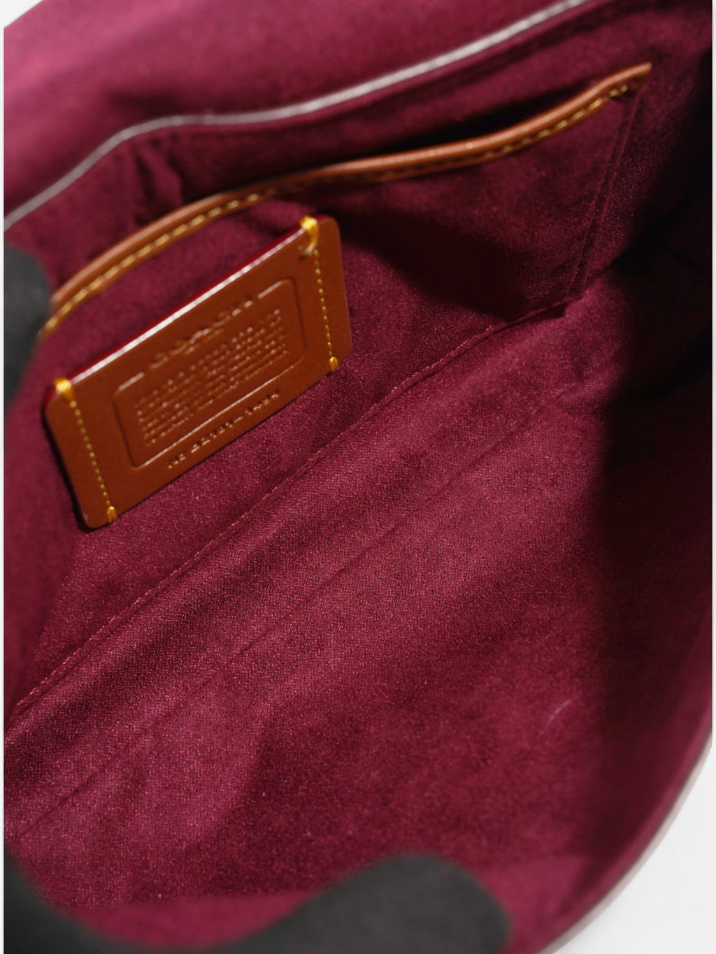 Coach Crossbody Bag Raspberry Leather