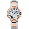 Ballon Bleu de Cartier Rose Gold & Steel 36mm Watch W2BB0033